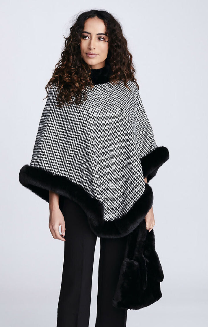 Addison Poncho - Black