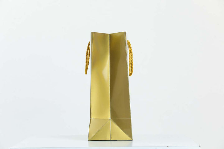 Gloss Gold Laminated Boutique Carrier Bags Wholesale - jqwholesale.com