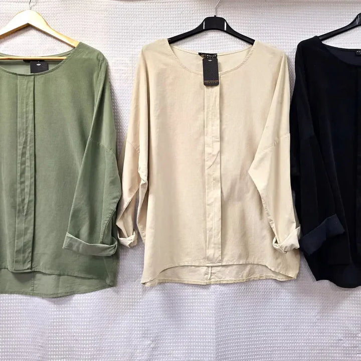 Ribbed Velvet Tunic