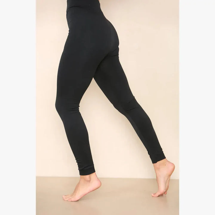 (6P.PACK) Plus Sized Fleece Lined Leggings