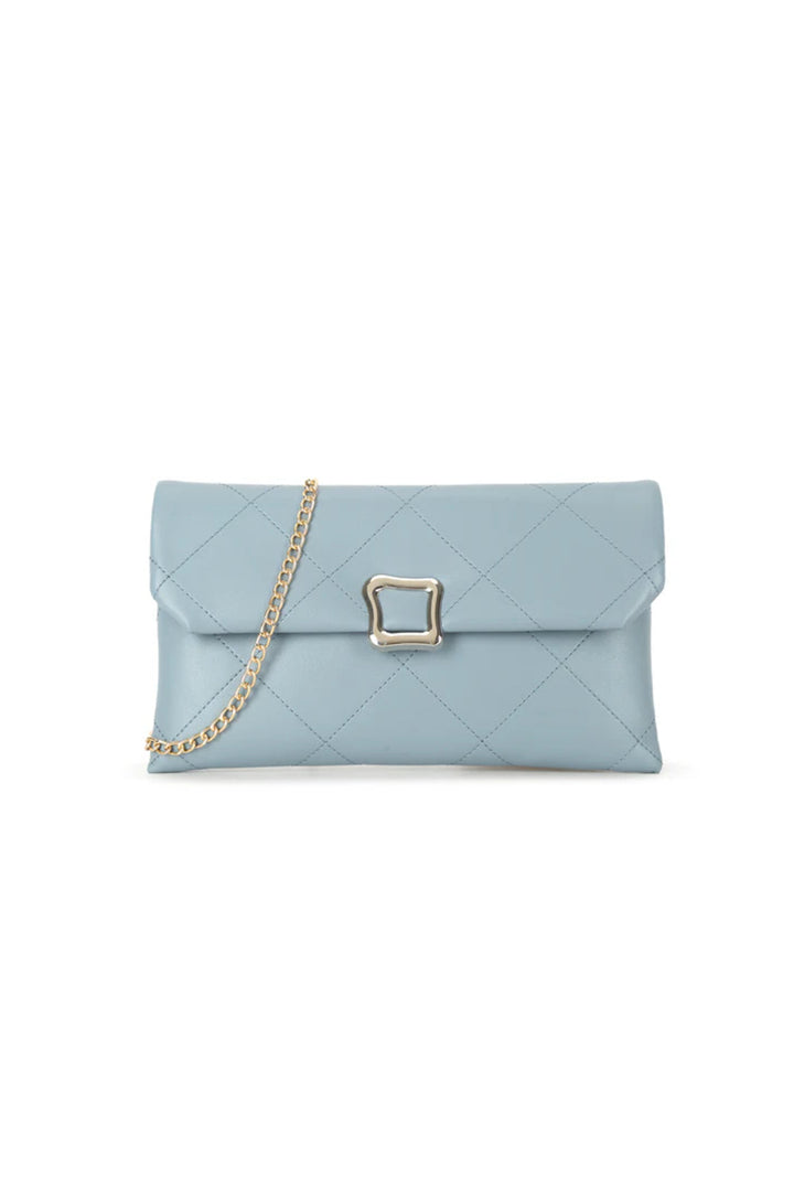 Blue Grey Clutch Bag - jqwholesale.com