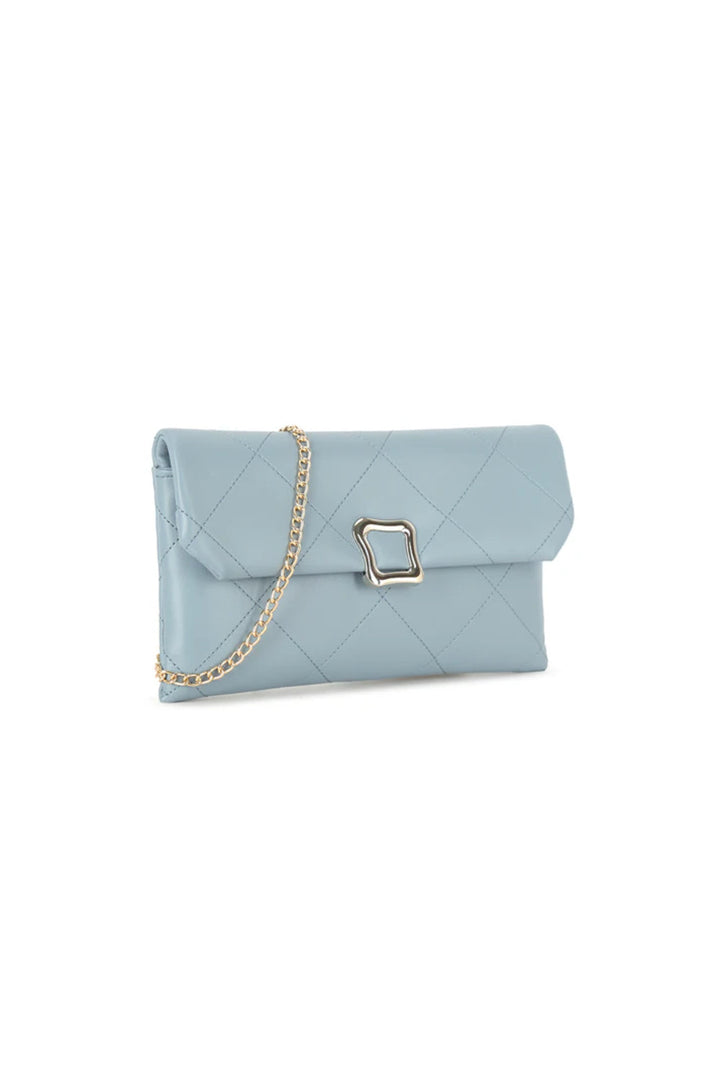 Blue Grey Clutch Bag - jqwholesale.com