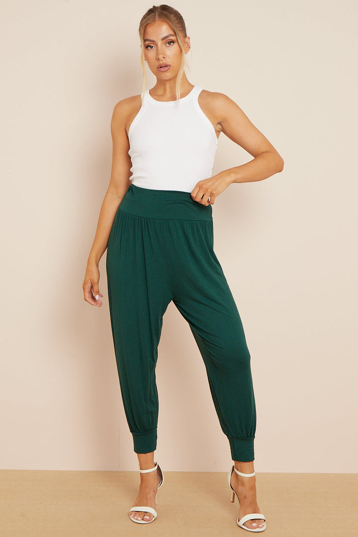 Green Harem Pants - jqwholesale.com