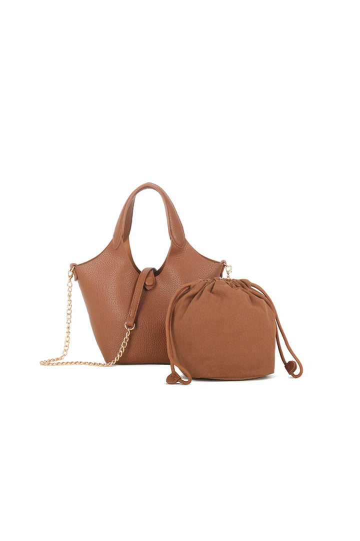 Brown Shoulder Bag - jqwholesale.com