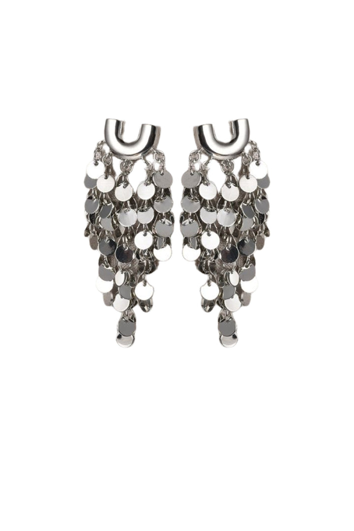 Silver Tassel Earrings - jqwholesale.com