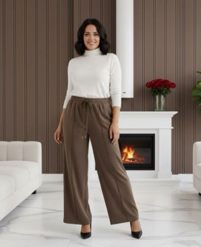 Wide Leg Front Seam Joggers (15P.PACK)