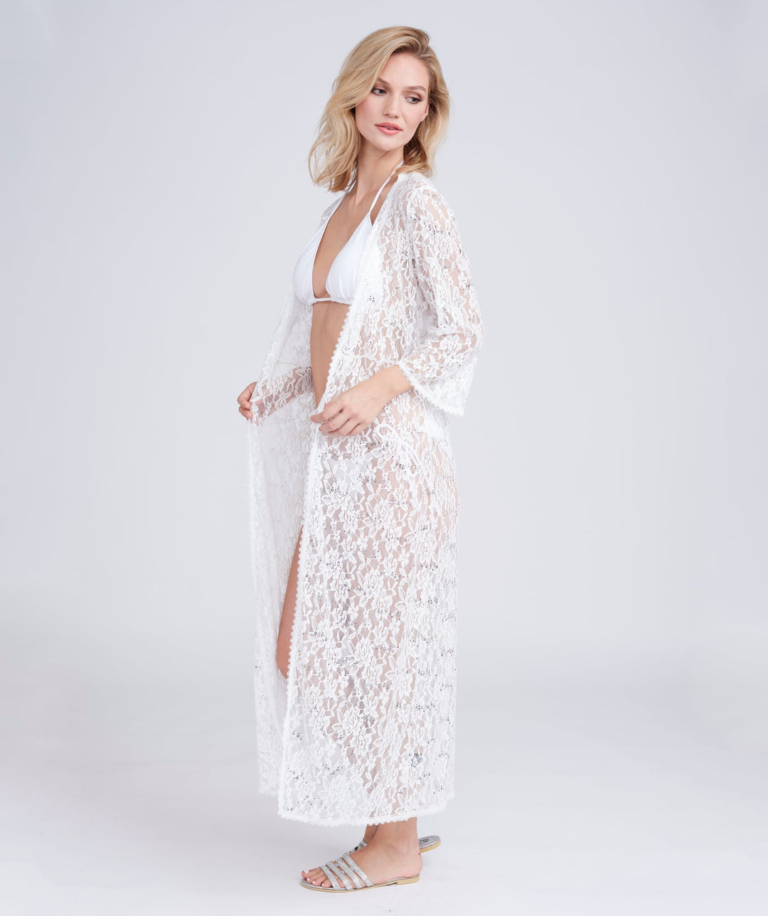Belize Kimono - White