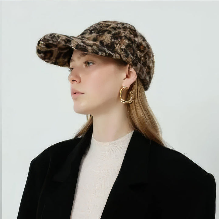 (2P.PACK) Boucle Leopard Print Baseball Cap Hat