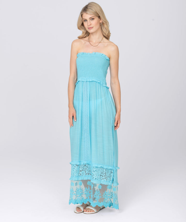 Cadiz Dress - Pale Turquoise - jqwholesale.com