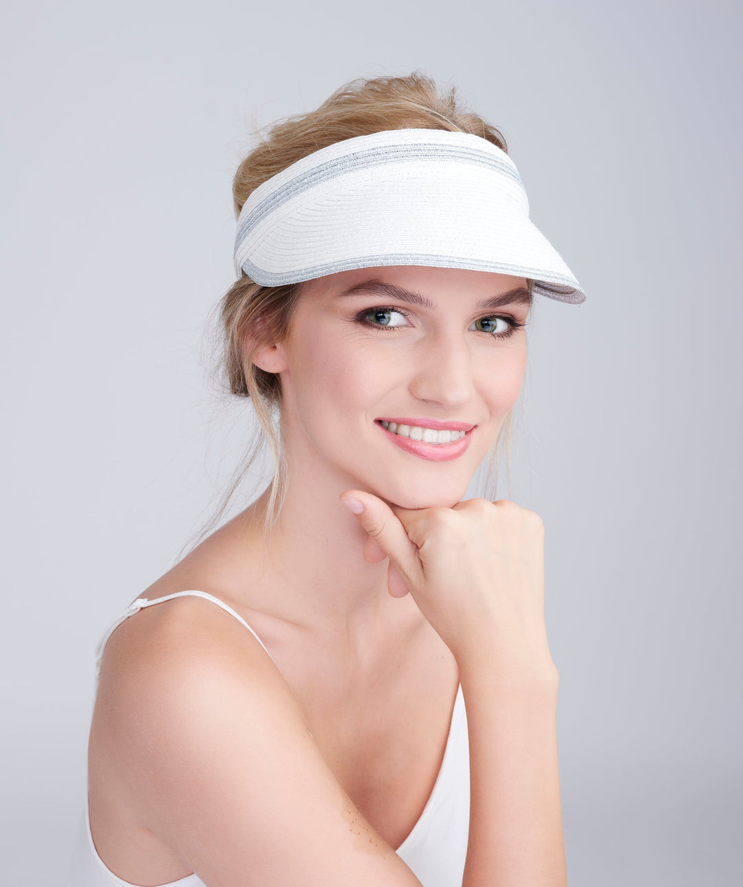 Cohen Visor - White/Silver