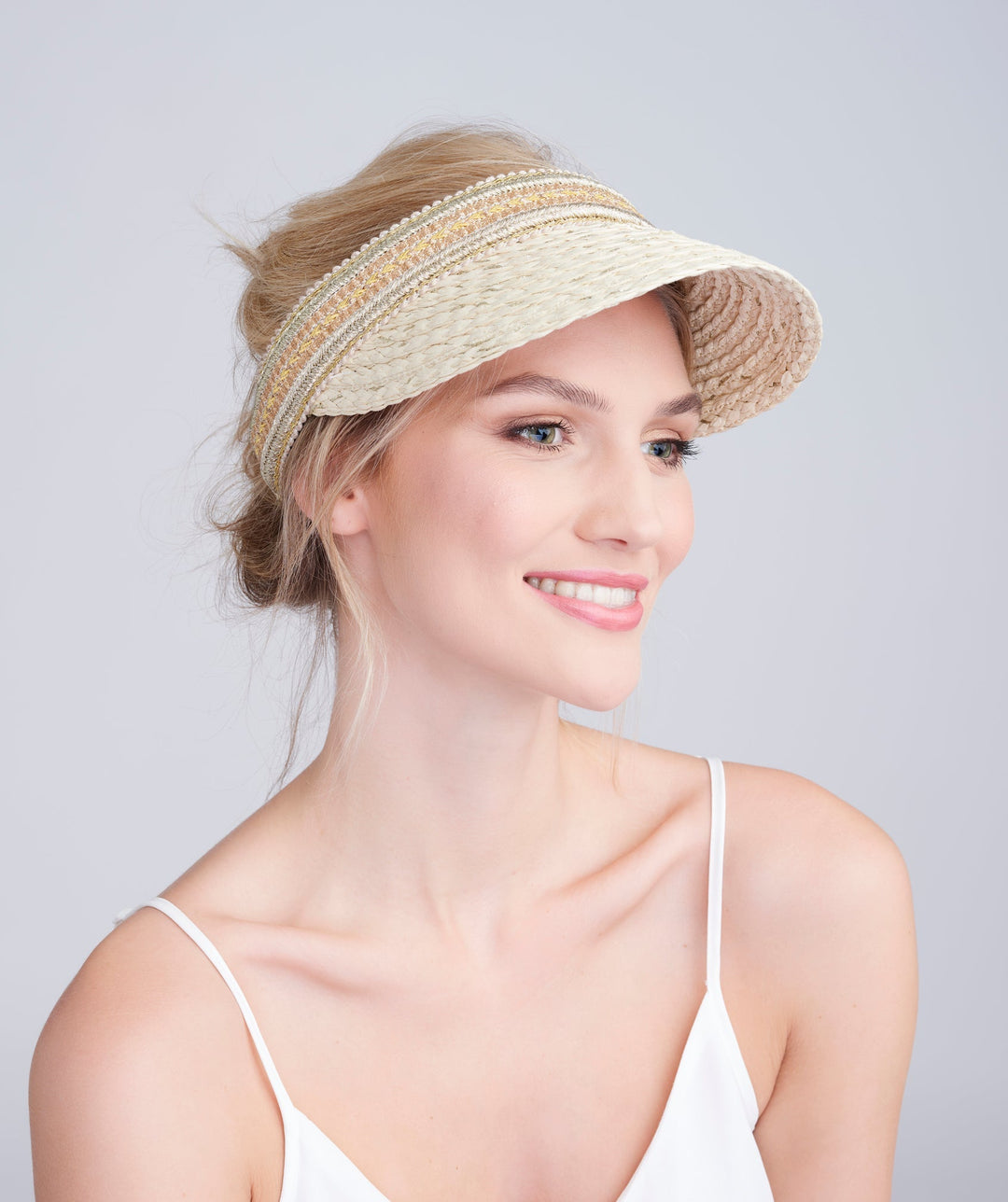 Delilah Visor - Gold - jqwholesale.com