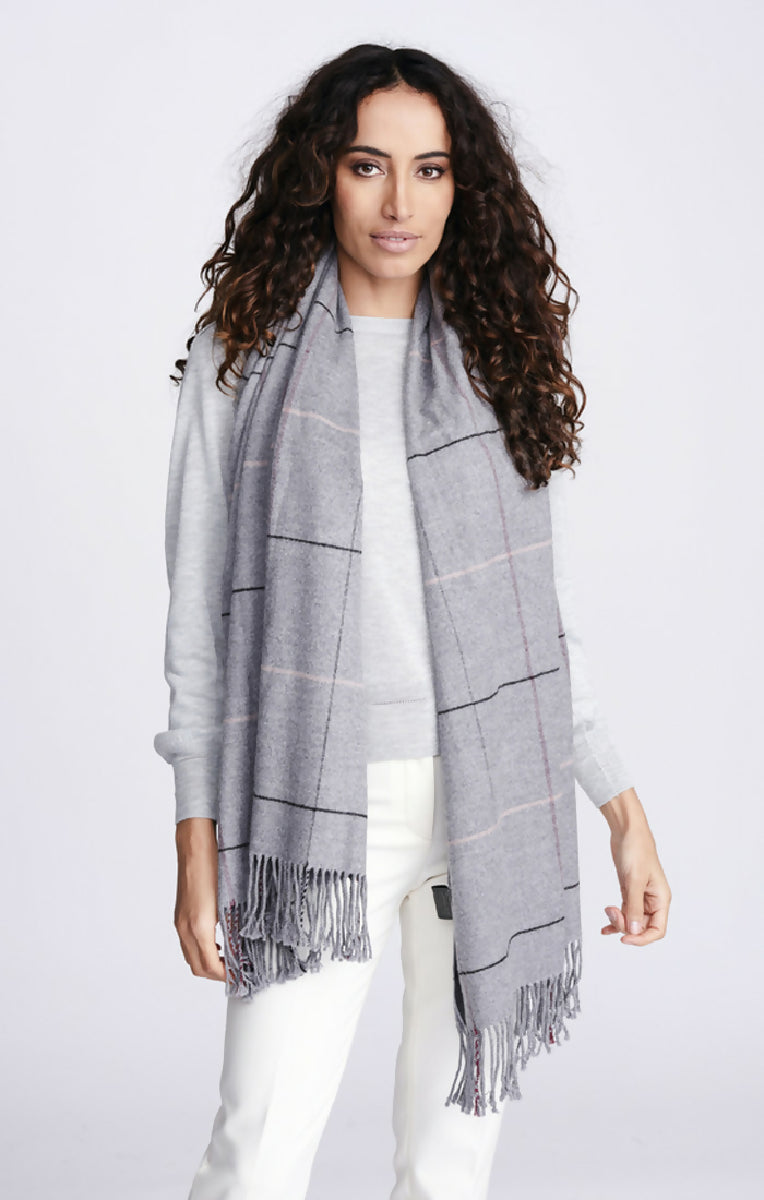 Tori Scarf - Silver Grey