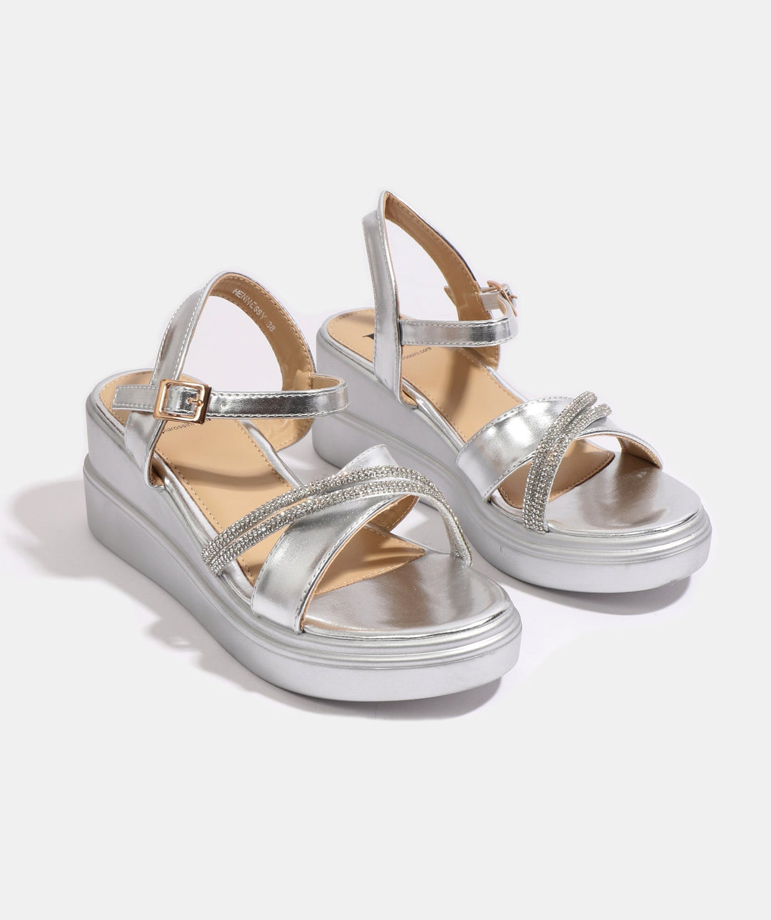 (5P.Pack) Hennessy Sandal - Silver