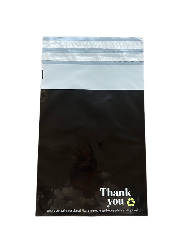 Biodegradable Mailing Bags 100% with Double Peel & Seal Tape, Eco Friendly Postage & Packaging Bags, 30 cm x 40 cm + 7 cm