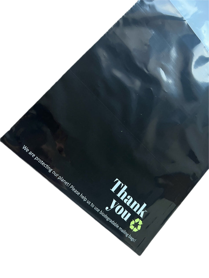 Biodegradable Mailing Bags 100% with Double Peel & Seal Tape, Eco Friendly Postage & Packaging Bags, 30 cm x 40 cm + 7 cm