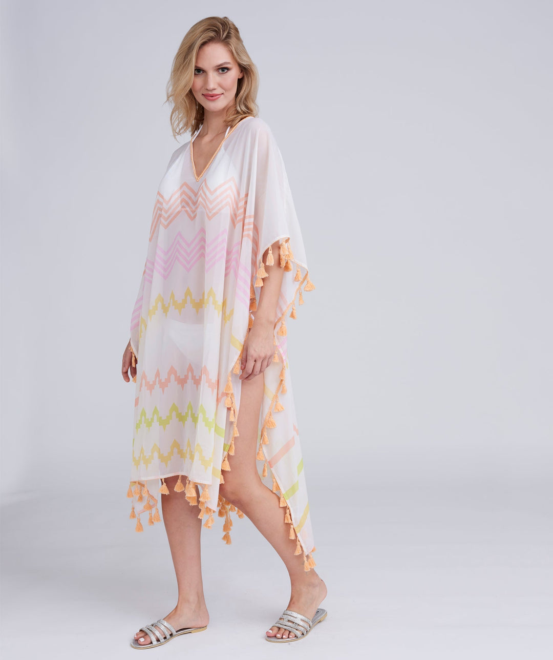 Kyana Maxi Coverup - Pink - jqwholesale.com