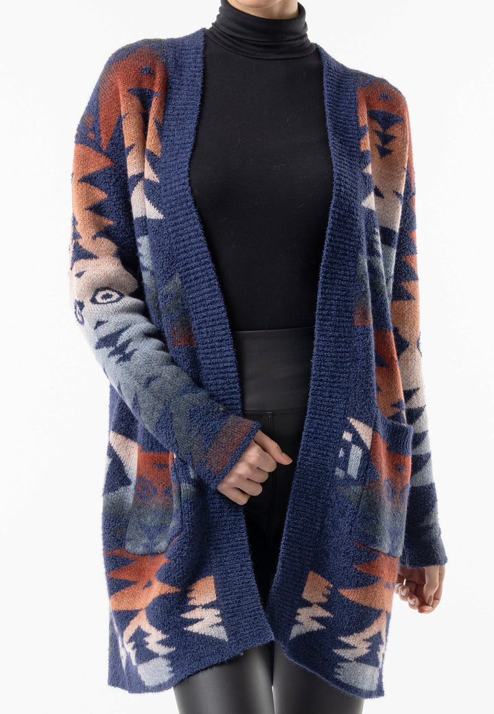 (2P. PACK) Californian Knit Longline Open Cardigan - jqwholesale.com