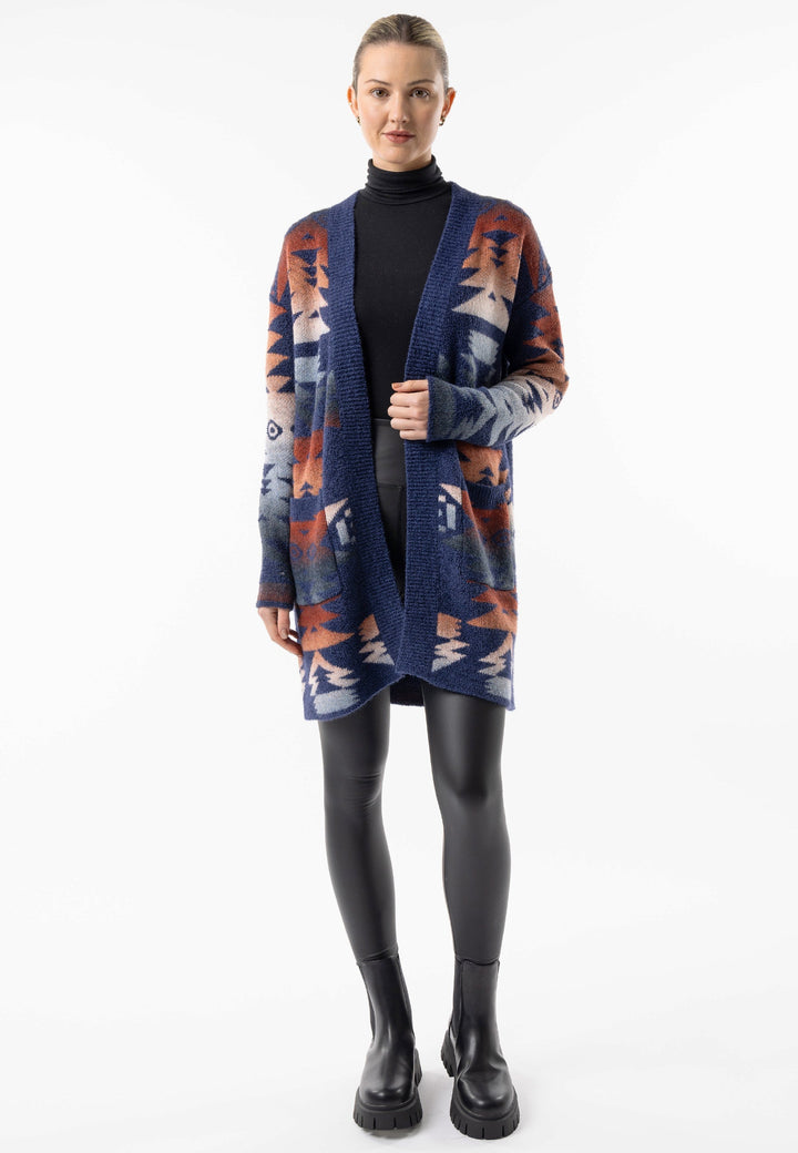 (2P. PACK) Californian Knit Longline Open Cardigan - jqwholesale.com