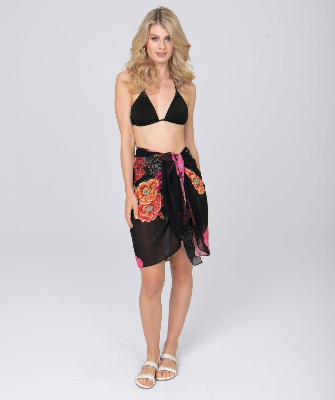 Milani Sarong - Black - jqwholesale.com