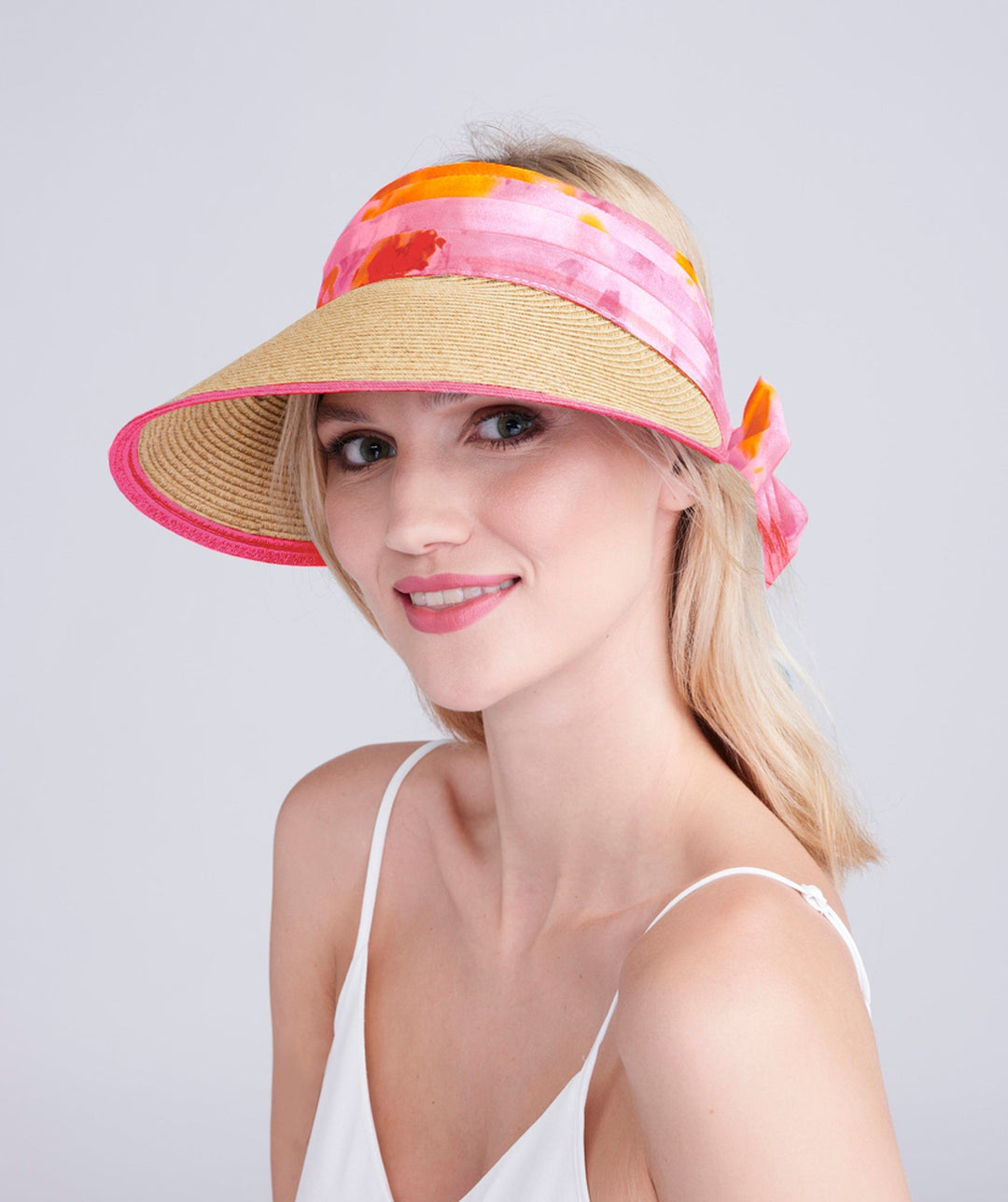 Misha Visor - Natural/Fuchsia