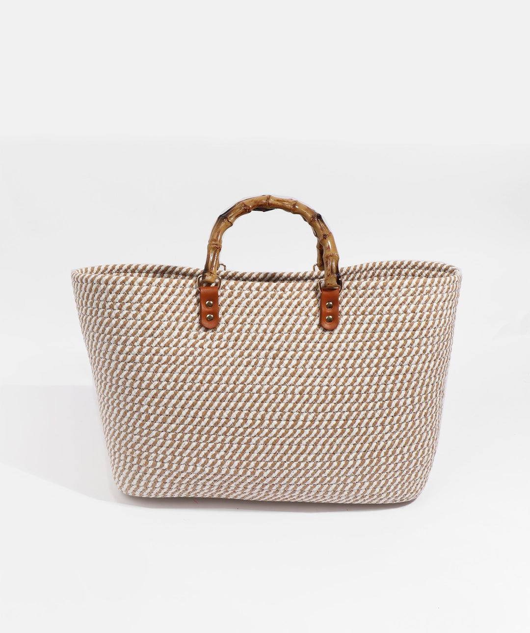 Narina Bag - Tan/White