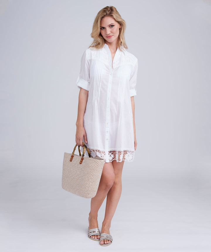 Pamplona Dress - Ivory - jqwholesale.com