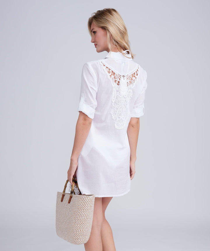 Pamplona Dress - Ivory - jqwholesale.com