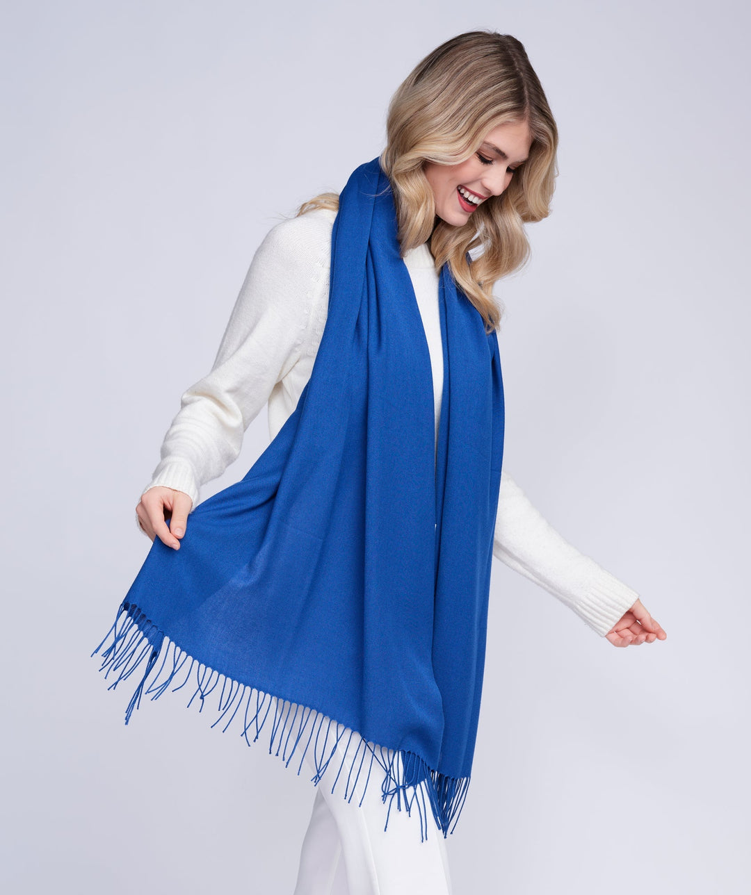 Pia Pashmina - Azure Blue