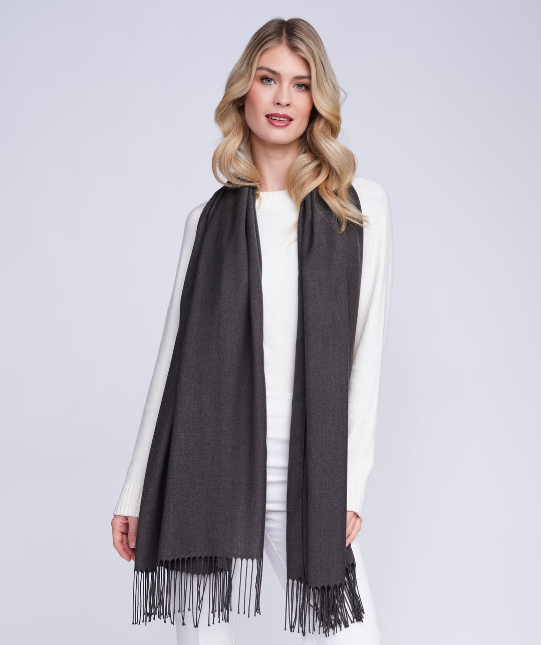 Pia Pashmina - Charcoal