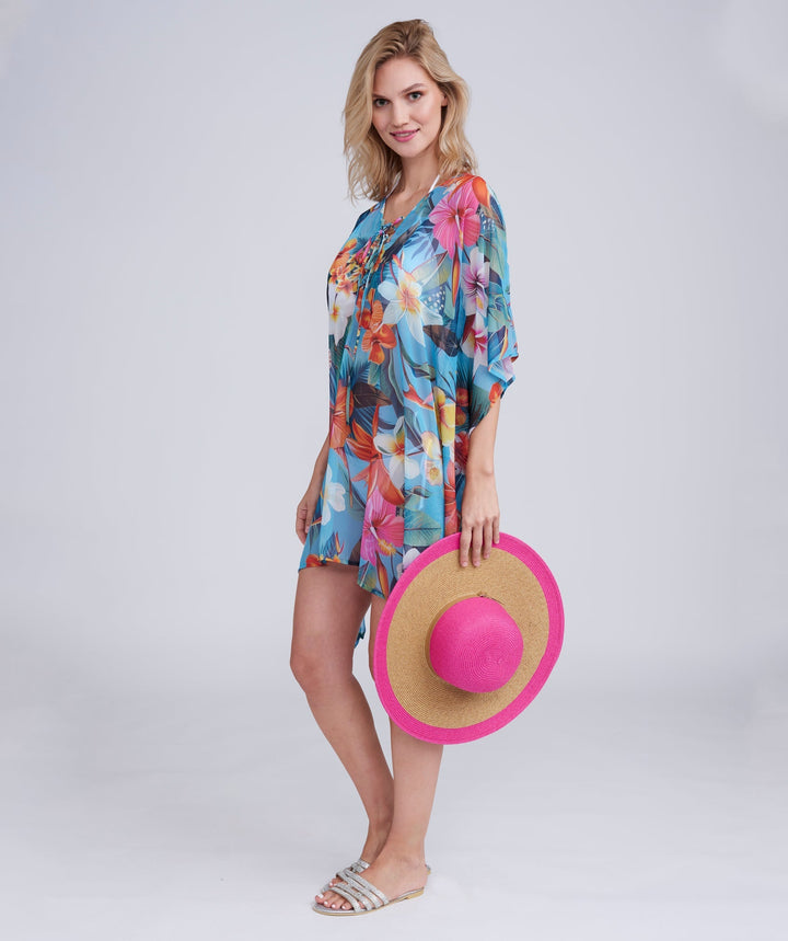 Ravella Kaftan - Blue - jqwholesale.com