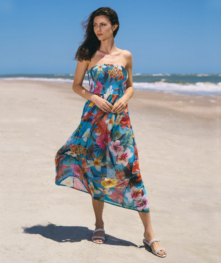 Ravella Maxi Dress - Blue1 - jqwholesale.com