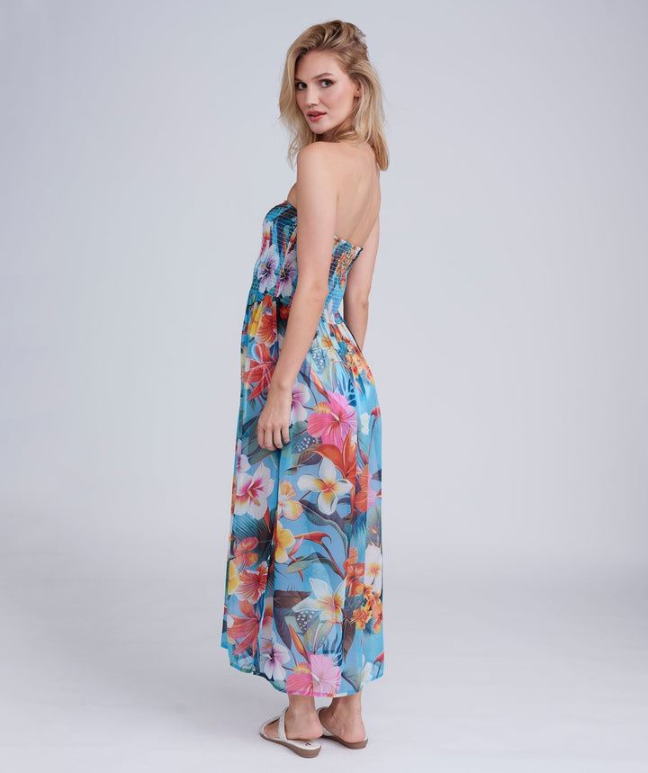 Ravella Maxi Dress - Blue - jqwholesale.com