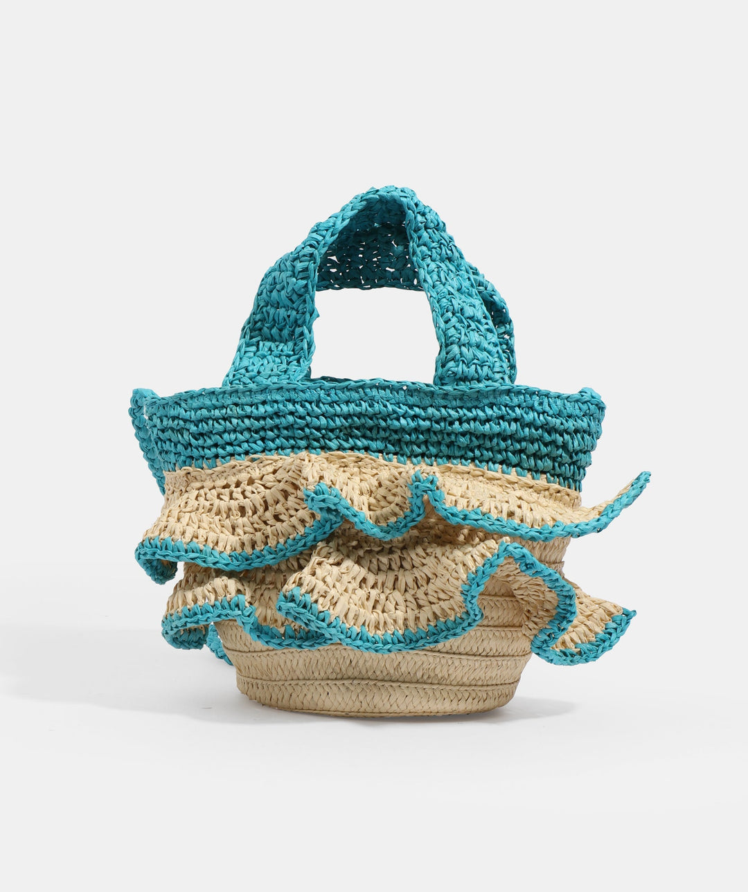 Saffira Bag - Sand /Pale Turquoise - jqwholesale.com