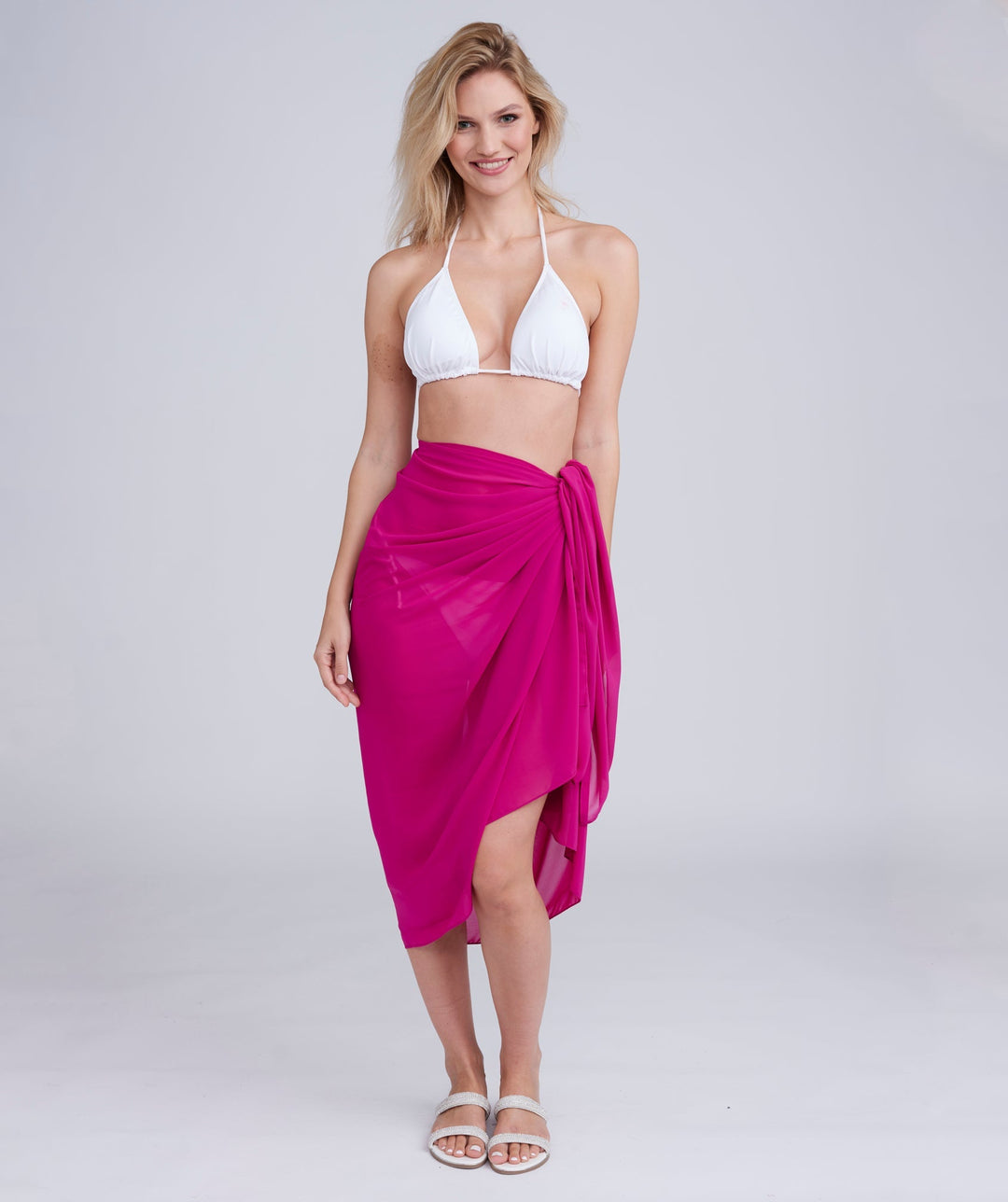 San Remo Sarong - Fuchsia