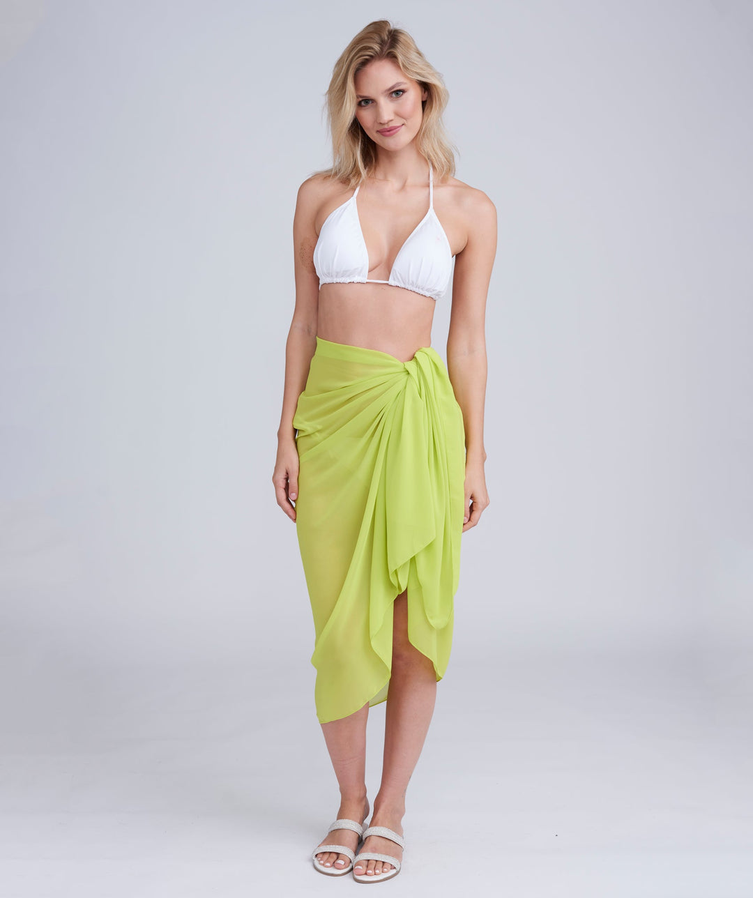 San Remo Sarong - Lime