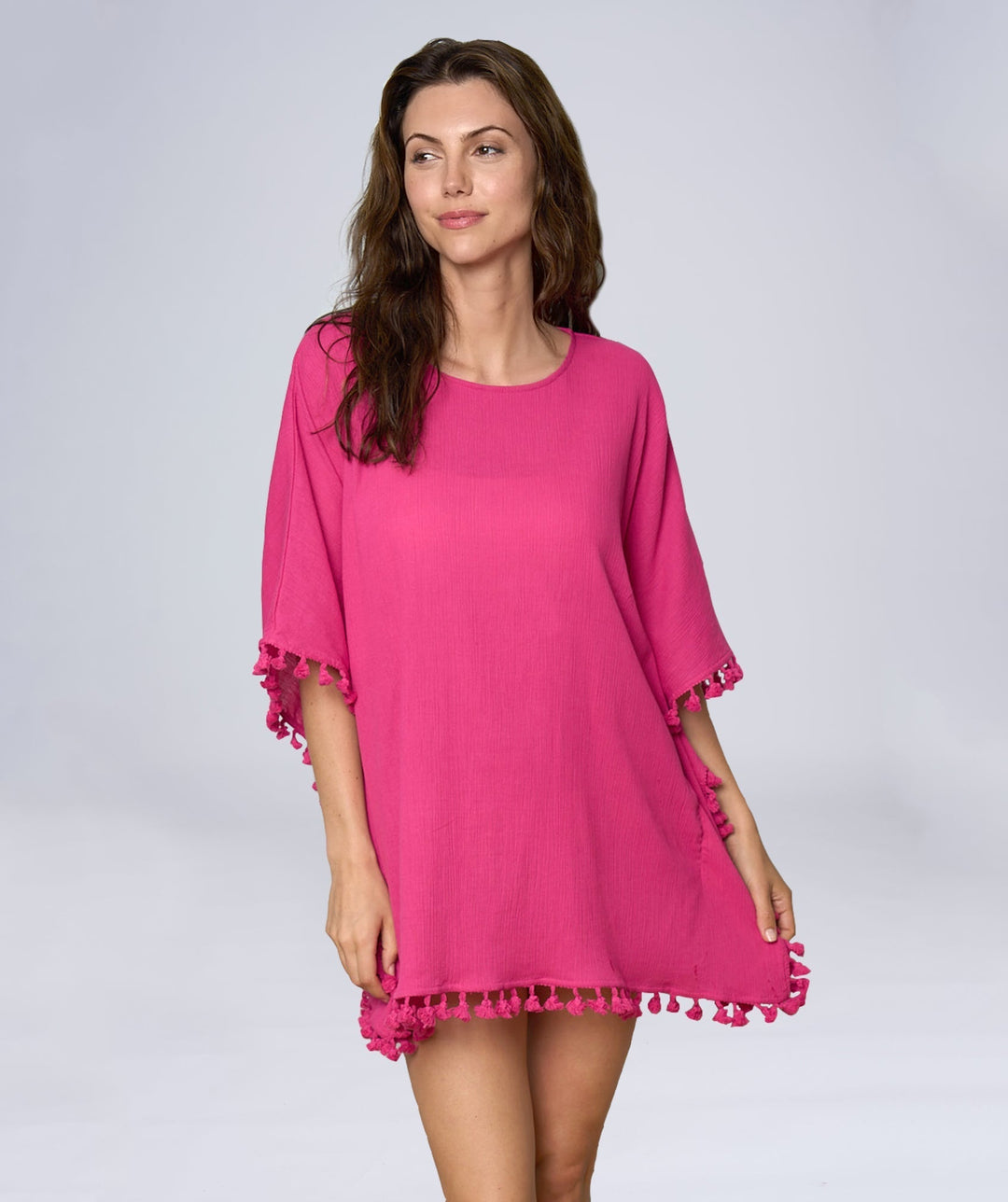 Valencia Coverup - Hot pink