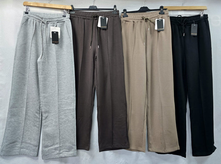 Wide Leg Front Seam Joggers (15P.PACK)