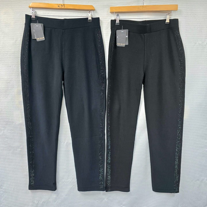 Side Sparkle Bi Stretch Trousers (15p.pack)