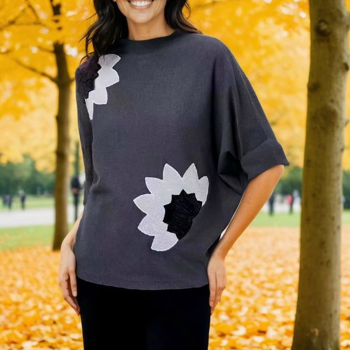 Sequin Lily Fine Batwing Knit (2p.pack)