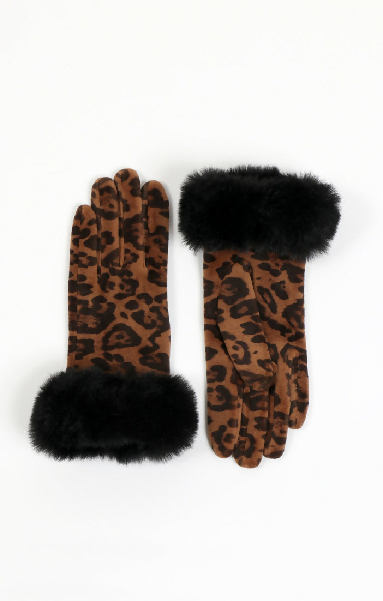 Catriona Gloves - Leopard
