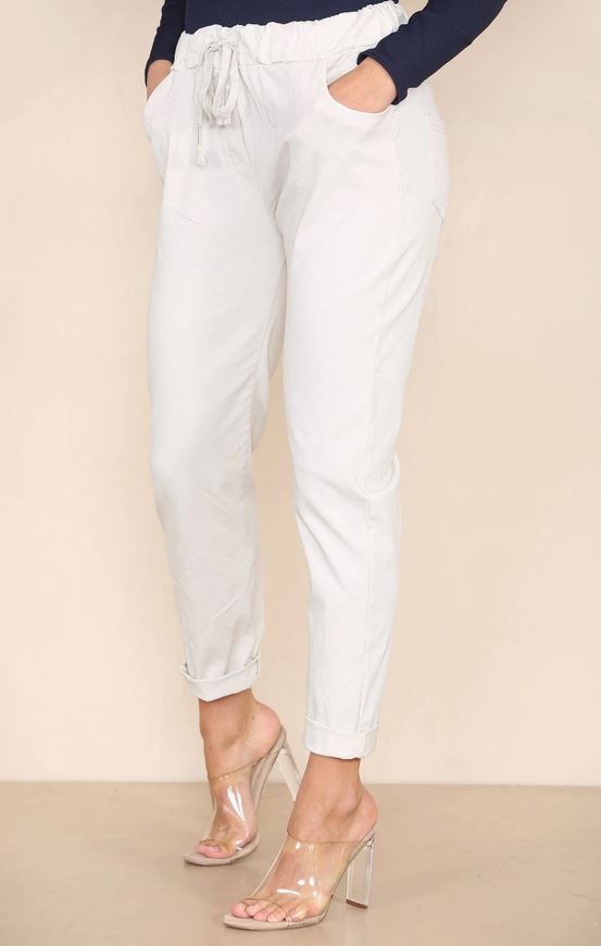 Plain Bi-Stretch Magic Trousers