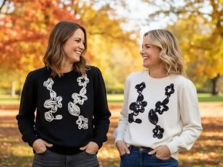 Cornelli Crew Neck Knit Jumper (2p.pack)