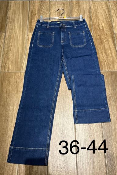 Voggo 2 front pocket Dark Denim Wide Leg Stretch Jeans (5p.pack)