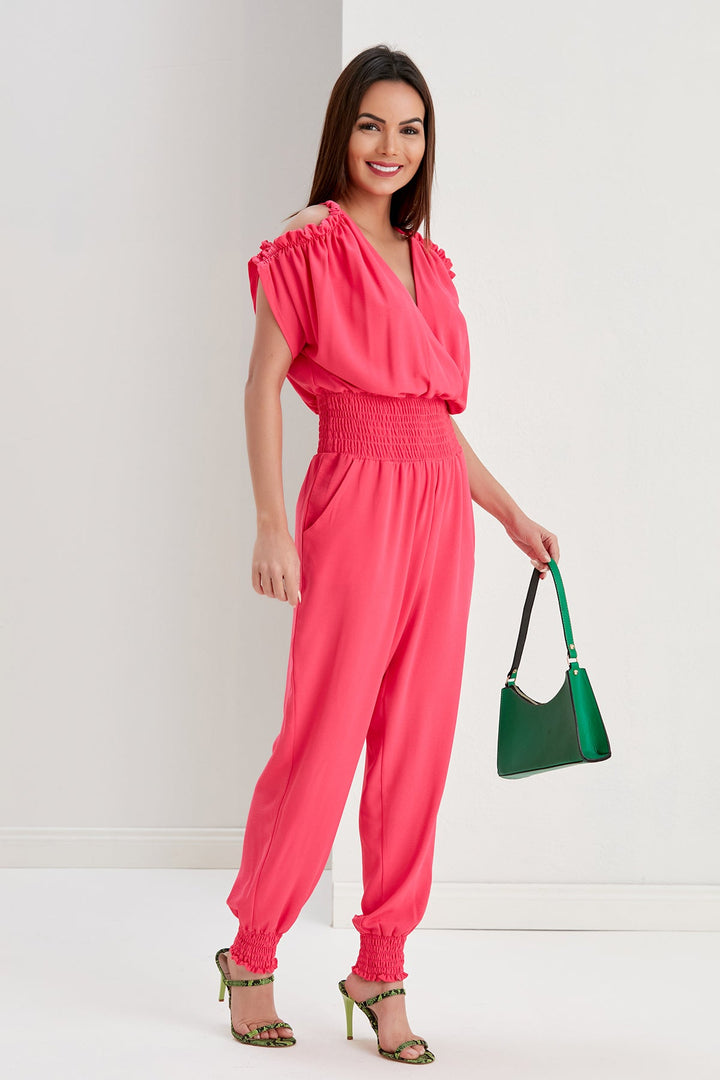 Lila Jumpsuit in Pink - jqwholesale.com