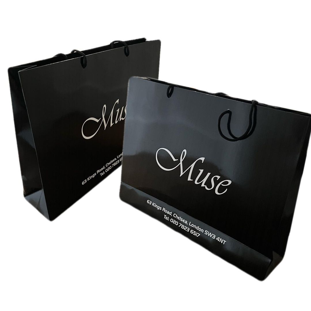 LUXURY KRAFT PAPER LARGE CARRIER BAGS 50 cm - 38 cm - 14 cm  (inc VAT)