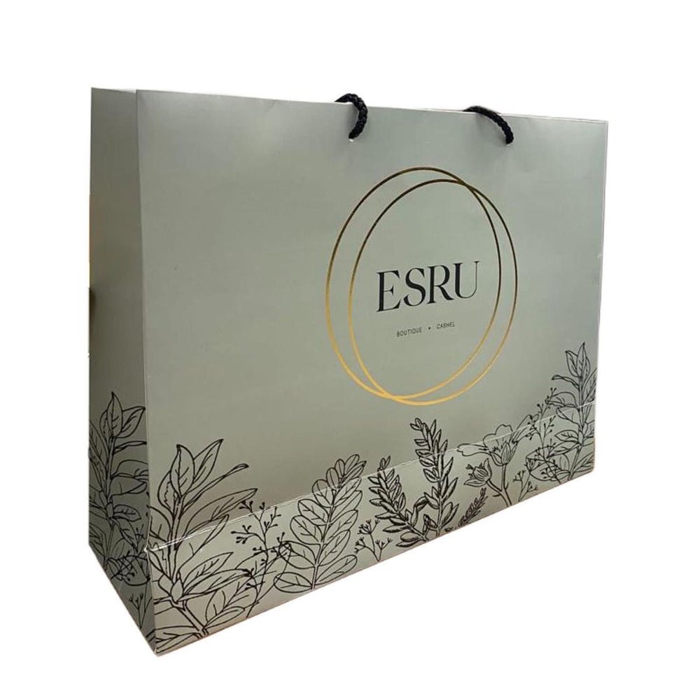 LUXURY KRAFT PAPER LARGE CARRIER BAGS 50 cm - 38 cm - 14 cm  (inc VAT)