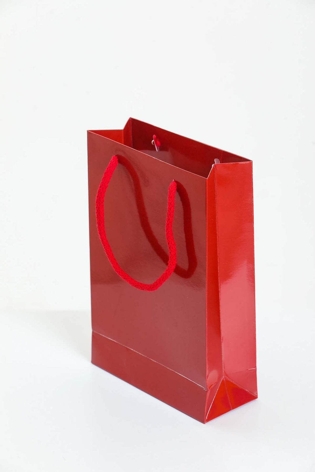 Gloss Red Carrier Bags Wholesale - jqwholesale.com
