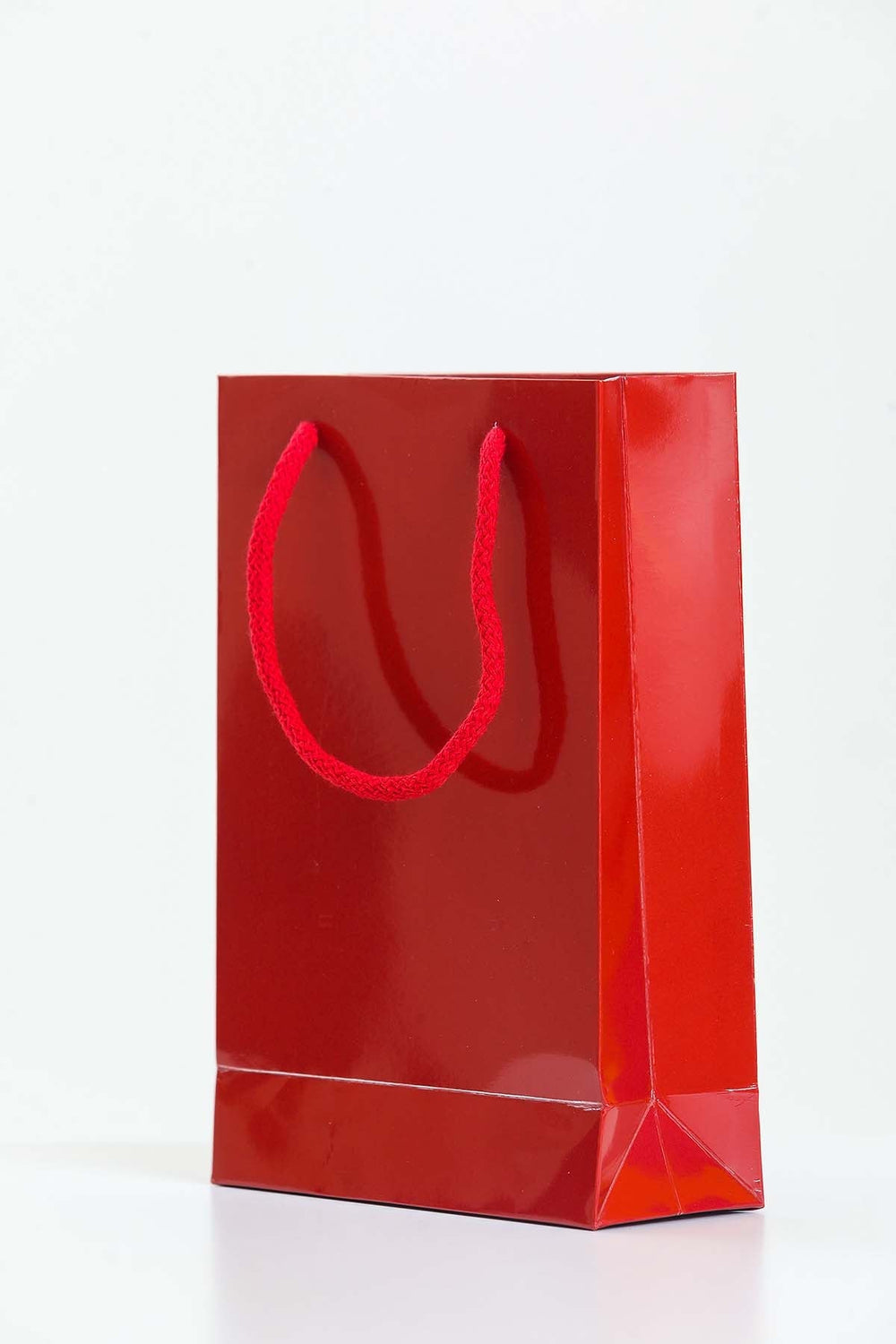 Gloss Red Carrier Bags Wholesale - jqwholesale.com