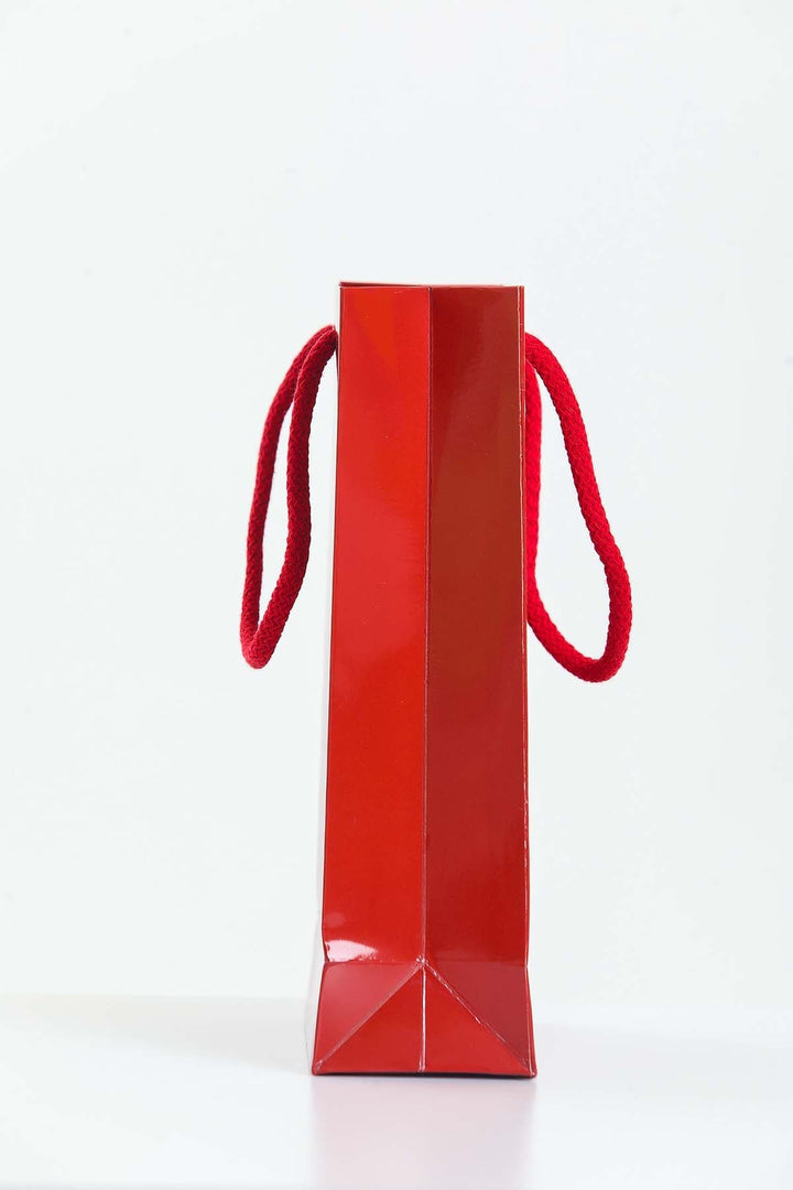 Gloss Red Carrier Bags Wholesale - jqwholesale.com