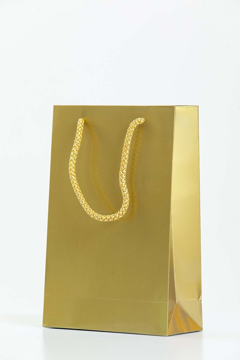 Gloss Gold Laminated Carrier Bags Wholesale - jqwholesale.com